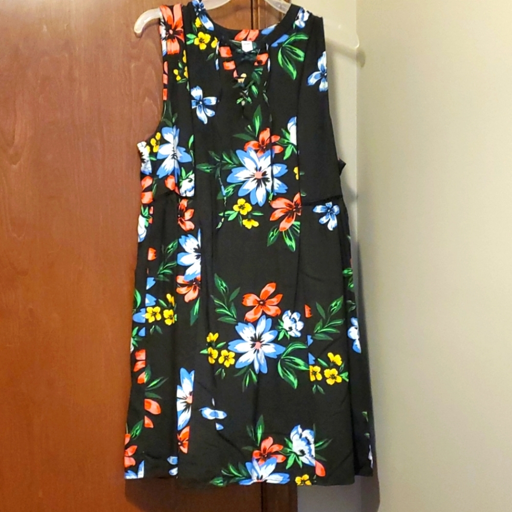 Floral sleeveless dress Old Navy sz LG